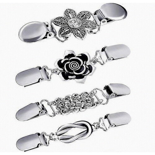 Stück Vintage-Pullover-Schalclips, Damen-Pulloverbroschenclips