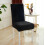 (Negro) 6 fundas elásticas para sillas, protector de sillas de comedor, lavable 3