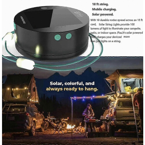 Multifunktionale LED-Campinglampen mit Solarladung 1