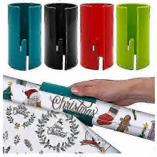 4 Pack Portable Sliding Wrapping Paper Roll Cutter for Gift Wrapping