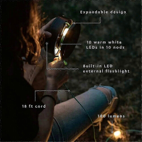 Multifunktionale LED-Campinglampen mit Solarladung 2