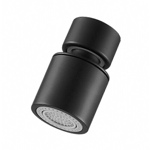 Adjustable Kitchen Sink Filtered Spray Head for Black Faucet with Bubbler and Splashback Nozzle