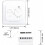 Voltage 16A manual Line Electric Floor heating Thermostat with sensor Energy Saving control 3
