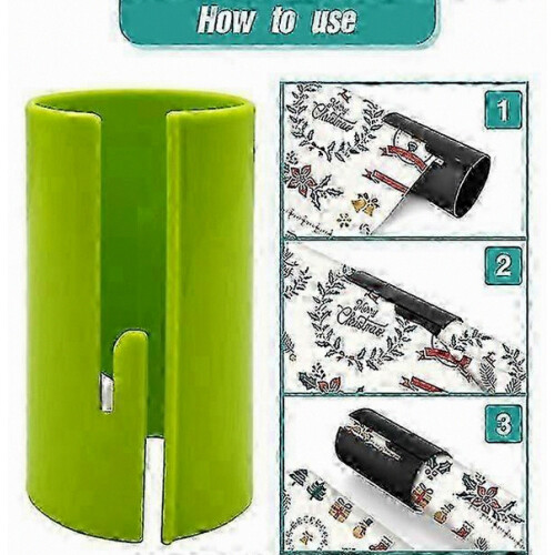 4 Pack Portable Sliding Wrapping Paper Roll Cutter for Gift Wrapping 2