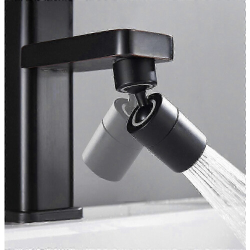 Adjustable Kitchen Sink Filtered Spray Head for Black Faucet with Bubbler and Splashback Nozzle 1