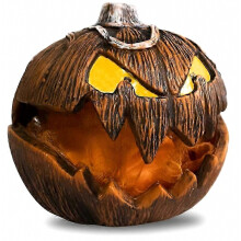 Decoración de calabaza parlante y levantable espeluznante: decoración de jardín terrorífica para fiestas de Halloween.
