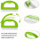 Joint brush - 3-piece set - Cleaning brush - For bathroom - Joint compound - Joint scraper - Joint cleaner - Cleaning agent - Brushes 4
