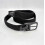 105 cm elastische geweven riem voor heren, zwart.C2 4