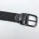 105 cm elastische geweven riem voor heren, zwart.C2 3