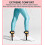 Ankle Strap for Cable Machine, 1 Pair Ankle Bands for Working Out, Adjustable Cuffs for Cable Kickback 3