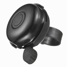 Ersatzklingel für Rennräder und Mountainbikes, laute Lenkerklingel, robust, schwarz