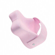 Oreiller de soutien haute densité pour les jambes, offrant un confort optimal en position latérale et soulageant les tensions dorsales - Rose