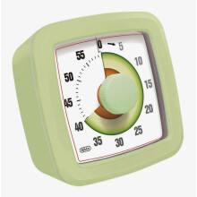 Children Study Device With Visual Time Measuring 60Min Noiseless Alarm Clock Durable Shell Perfect For Homework And Baking