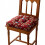 Furniture Pad In Florals Pattern Soft Polyester Materials Ideal For Hard Chairs And Stools 2 Size Addition  Red 1