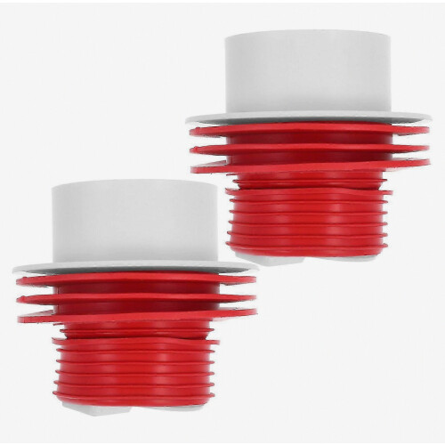 2Pcs PVC Sink Drain Covers for Clog Prevention