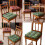 Furniture Pad In Florals Pattern Soft Polyester Materials Ideal For Hard Chairs And Stools 2 Size Addition  Red 2