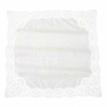 White Soft Cotton Handkerchiefs for Women Lace Handkerchiefs White Ladies Hankies for Wedding Bridal