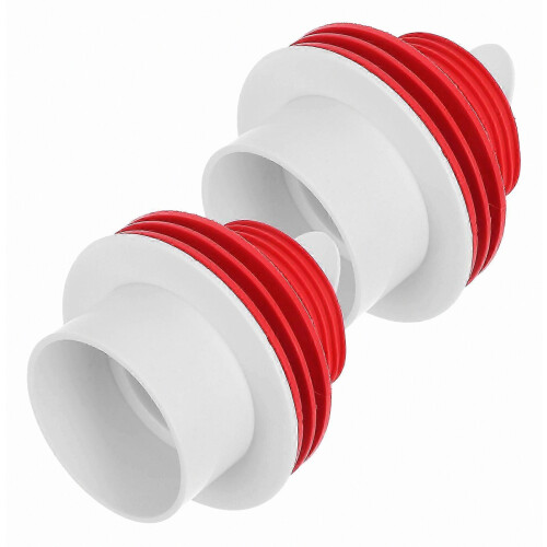 2Pcs PVC Sink Drain Covers for Clog Prevention 2