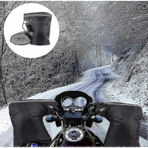 Motorcycle Handlebar Muff Gloves Windproof Covers 2