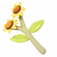 Weiches Sonnenblumen-Plüschtier, 40 cm, kuschelige Stoffblume für Kinder und Kleinkinder