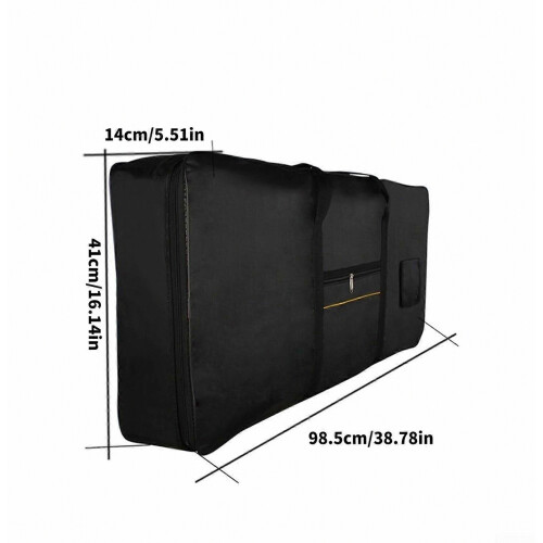Protective 61 Key Electric Keyboard Bag with Ample Accessory Storage and Waterproof Scratch Protection Music Bag 2