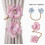 2Pcs Adjustable Cloth Curtain Band Without Hole Design Simple Installation For Window  White 2