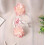 2er-Pack dekorative Polyester-Gardinenhalter mit Blumenmuster, Raffhalter aus Polyester mit Struktur für das Wohnzimmer 4