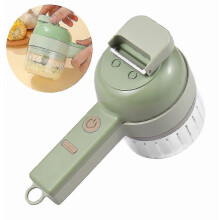 Groentesnijder 4-in-1 Handzame Elektrische Voedselhakker Set USB-voeding Draadloos Cadeau
