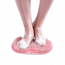 Foot Washing Brush Silicone Bath Foot Massage Pad Mat Shower Massage Bathroom Non-slip Bath Mat Anti Skid Pad For Foot Wash