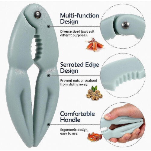 Crab Tool Manual Crab Leg Opener Cracking Tools 8Pcs for Kitchen Use 2