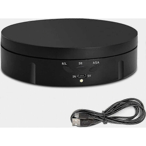 Supporto girevole elettrico a 360 per gioielli e orologi