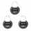 3X Electronic Time Lock Timer Lock Container Multi Function Time Lock Bin for Toys Black  QL 1