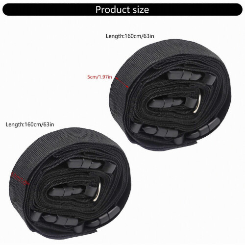 2Pcs Camping Chair Wall Storage Strap Hanging Organizers Adjustable Garage Storage Strap Wall Mounted Holder Enduring 2