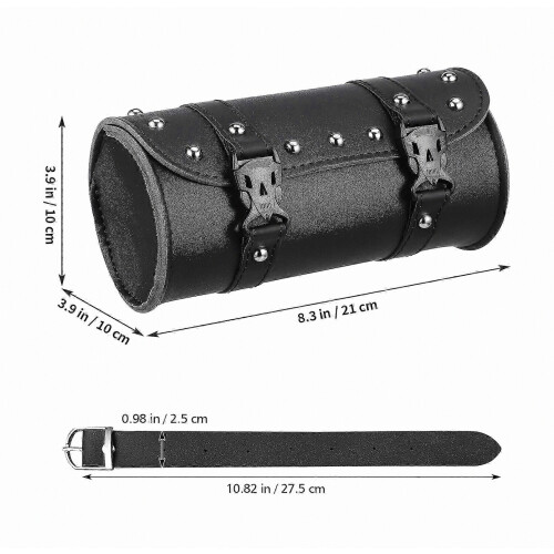 Black Motorcycle Saddlebag for Storage Use Electric Vehicle Tool Bag 1