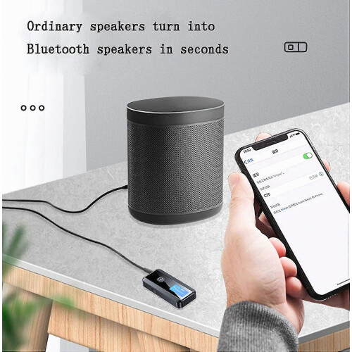 ασύρματος πομπός δέκτης bluetooth 5.0 2 σε 1, οθόνη LED aux 2