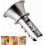 Lemon Juicer Squeezer, Practical Stainless Steel Orange Lime Lemon Drill Hand Manually Citrus Fruit Juicers Squeezer Silver Kitchen Tools 2