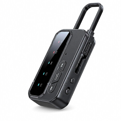 Bluetooth 5.4 Audio Adapter, Dual Connection AUX Transmitter and Receiver for Car and PC