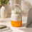 White Portable Electric Blender with Handle, 800 ml Juice Cup, 500 ml Blending Capacity, 3.7 V 3