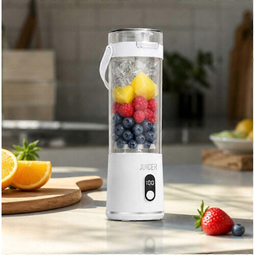 Grey Portable Electric Blender with Button Control, Juicer Cup and Travel Cup 1