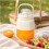 White Portable Electric Blender with Handle, 800 ml Juice Cup, 500 ml Blending Capacity, 3.7 V 5