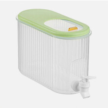 Kühlschrank-Wasserkocher mit Wasserhahn, großes Fassungsvermögen, tragbar, für Obst, Tee, Limonade, Eimer, grün