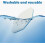 6 Pack Bath and Tub Mop Refills Replacement Compatible with Vileda Bath Magic Bath Multi-Surface Sponge, Hexagonal Shape 3
