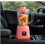 Draagbare USB-oplaadbare blender HP-158, sapbeker met handvat, roze 5