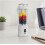 Grey Portable Electric Blender with Button Control, Juicer Cup and Travel Cup 5