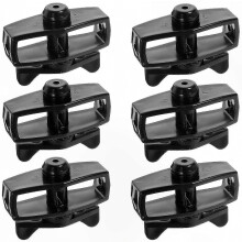 Set van 6 zware accessoires voor het spannen van staalkabels.