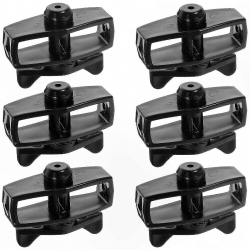 Set van 6 zware accessoires voor het spannen van staalkabels.