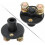 Lot de 4 isolateurs/déconnecteurs de batterie automobile 12V/24V, coupe-circuit d'urgence 3