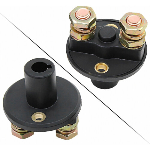 Lot de 4 isolateurs/déconnecteurs de batterie automobile 12V/24V, coupe-circuit d'urgence 2
