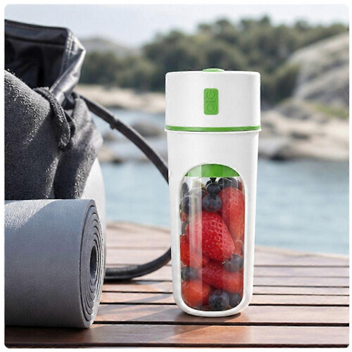 Φορητό Ασύρματο Μπλέντερ για Χυμούς και Smoothies, Οικιακή Χρήση, Λευκό και Πράσινο 1