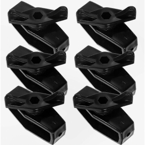 Set van 6 zware accessoires voor het spannen van staalkabels. 1